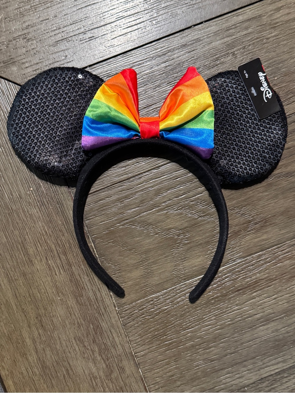 Sequin Rainbow Pride Mickey Mouse Ears Headband